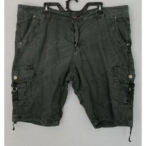 Men's Vintage Y2K  XRAY 42 Gray Casual Baggy Cargo Shorts P97